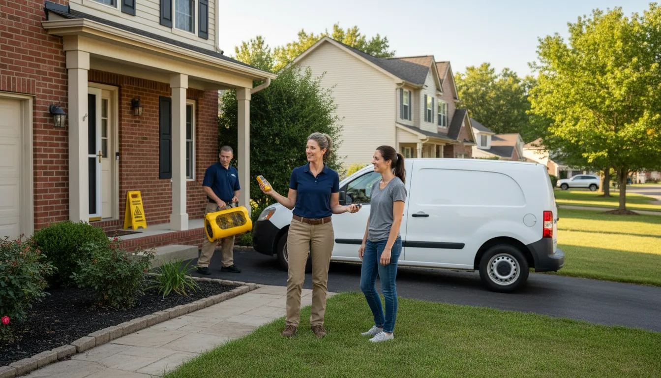 Water restoration image for Fire And Smoke Damage Restoration in Clarington, OH